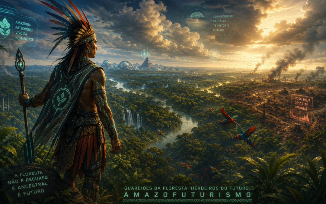 Amazofuturismo contra o desmatamento da Amazônia